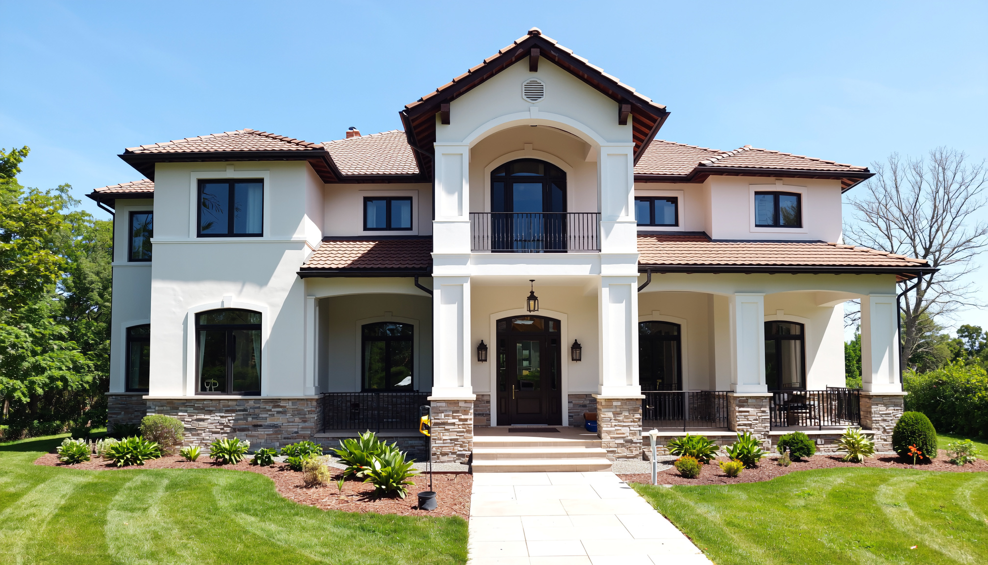 Fort Worth, TX home seamless rain gutters